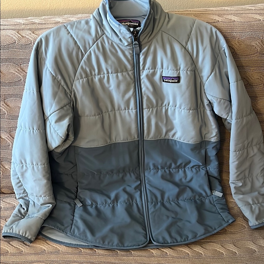 Patagonia Blue Puffer Jacket
